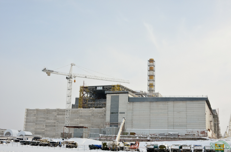 Illustration for article titled Chernobyl's Steel Radiation Shield Is the Biggest Moving Structure Ever